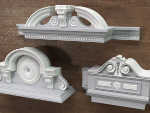 Building Facade Collection 7 - 88 pieces 3D Model