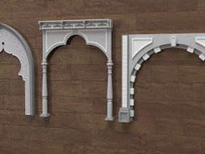 Building Facade Collection 7 - 88 pieces 3D Model
