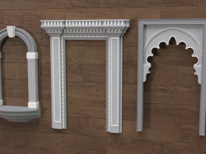 Building Facade Collection 7 - 88 pieces 3D Model