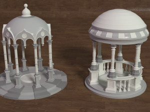 Rotundas - 16 pieces 3D मॉडल