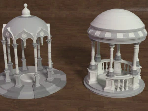 Rotundas - 16 pieces 3D Model