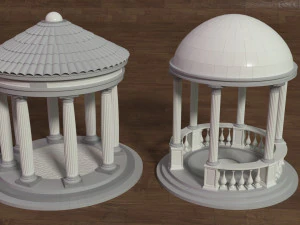 Rotundas - 16 pieces 3D Model