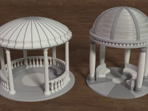 Rotundas - 16 pieces 3D मॉडल