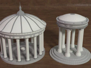 Rotundas - 16 pieces 3D Model