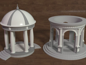 Rotundas - 16 pieces 3D मॉडल