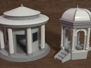 Rotundas - 16 pieces 3D मॉडल