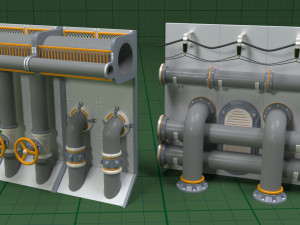 Industrial Walls Collection 1 - 20 pieces Modelo 3D