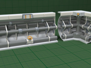 Industrial Walls Collection 1 - 20 pieces Modelo 3D