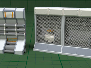 Industrial Walls Collection 1 - 20 pieces Modelo 3D