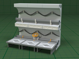 Industrial Walls Collection 1 - 20 pieces Modelo 3D