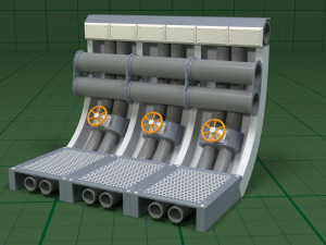 Industrial Walls Collection 1 - 20 pieces Modelo 3D