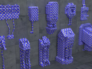 SCI-FI Switches - 10 pieces 3D Modell
