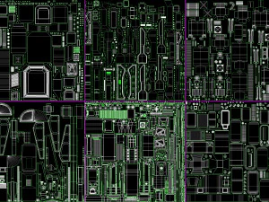 SCI-FI Switches - 10 pieces 3D Model