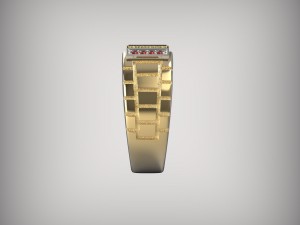 v002 men ring 3Dプリントモデル
