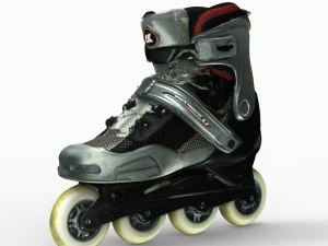 sepatu roda Model 3D