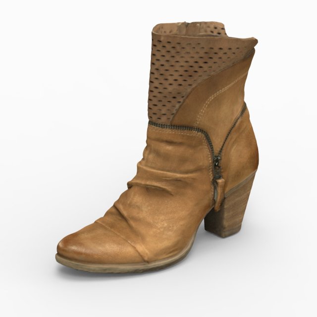 woman boot 3d scanned 3D Model .c4d .max .obj .3ds .fbx .stl .blend 