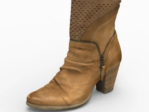 bota de mulher 3d digitalizada Modelo 3D