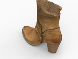 woman boot 3d scanned 3D Model