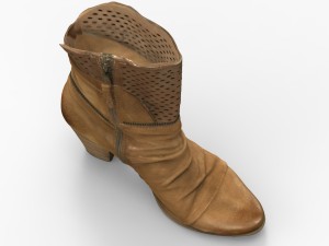 woman boot 3d scanned 3D Model