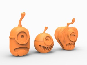 pumpkin minion 3d print 3D Print Model