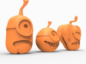 pumpkin minion 3d print Modello di stampa 3D