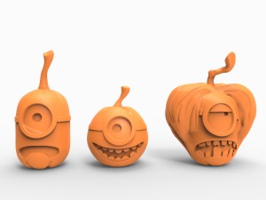 pumpkin minion 3d print Modello di stampa 3D