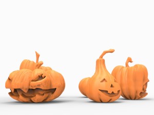 pumpkin 3d print 3Dプリントモデル