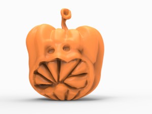 pumpkin 3d print 3Dプリントモデル