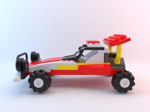 lego sport car 3D Модель