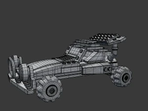 lego sport car 3D Model
