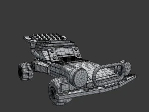 lego sport car 3D Model