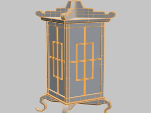 japanese lamp 002 3D Model