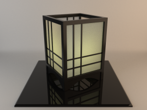 japanese lamp 003 3D 模型