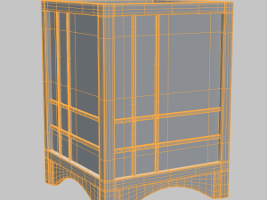 japanese lamp 003 3D Model