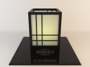 japanese lamp 003 3D Model