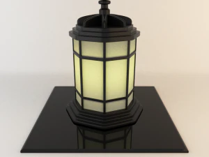 japanese lamp 004 3D Model