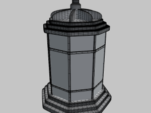 japanese lamp 004 Model 3D