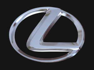 logos on cars Model 3D