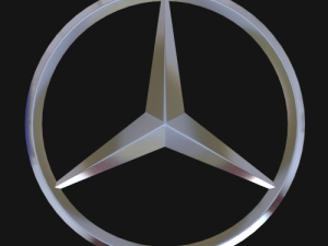 logos on cars Model 3D