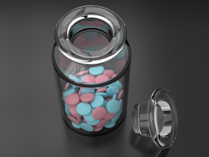 medicine bottle 3D 模型