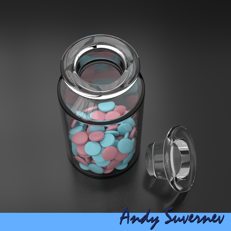 Medicine Bottle Free 3D Model in Medicines 3DExport