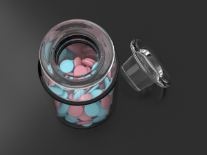 medicine bottle 3D 模型