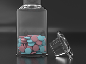 medicine bottle 3D 模型