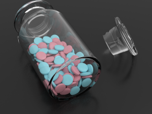 medicine bottle 3D 模型