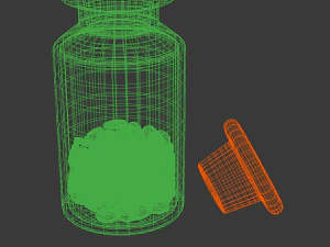 medicine bottle 3D Model