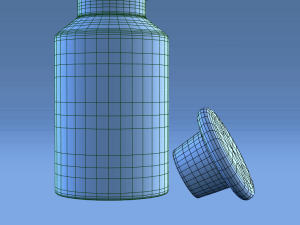 medicine bottle 3D 模型