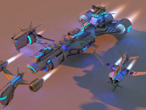 spaceship package 3D Model