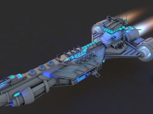 spaceship package 3Dモデル