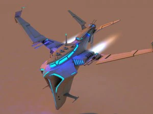 spaceship package 3D Model