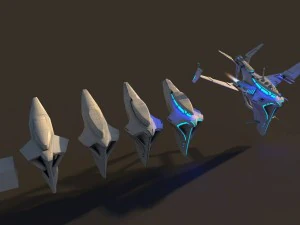 spaceship package 3D Model